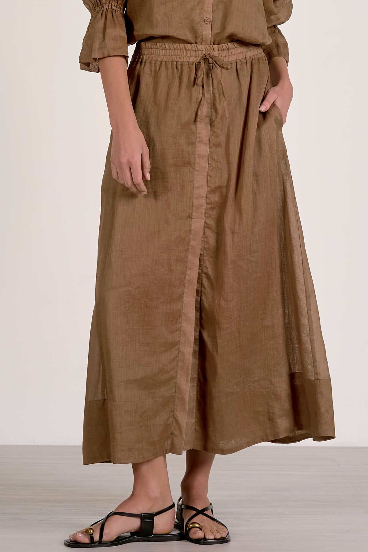 Emory Maxi Skirt - Caramel