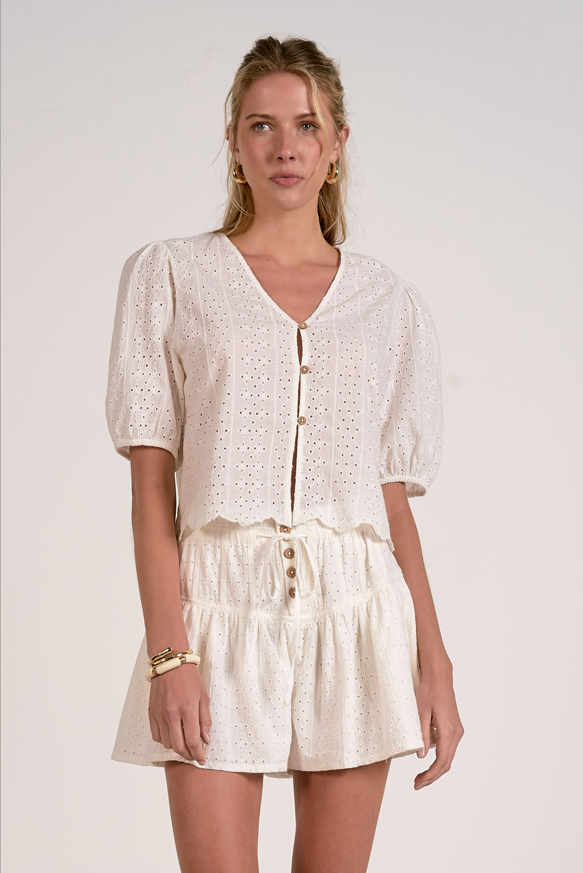 Olivia Eyelet Top