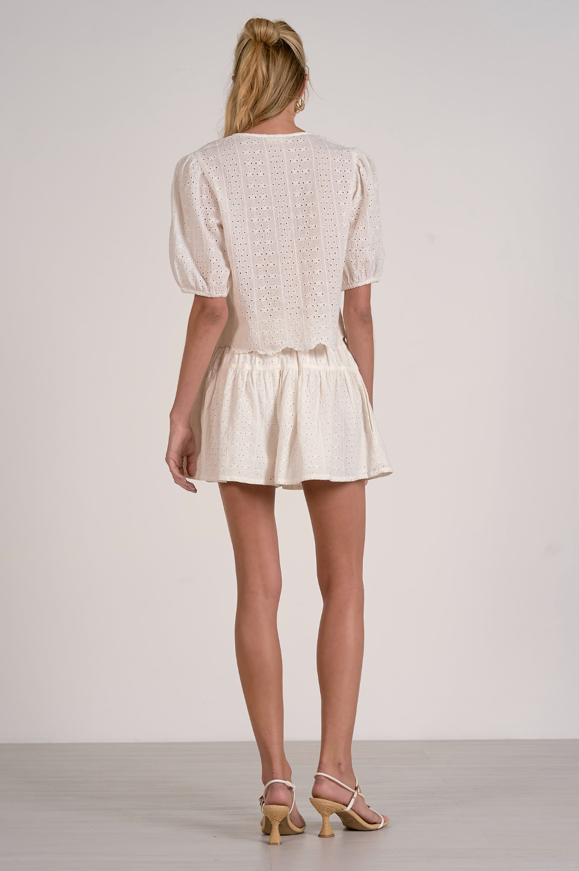 Olivia Eyelet Top