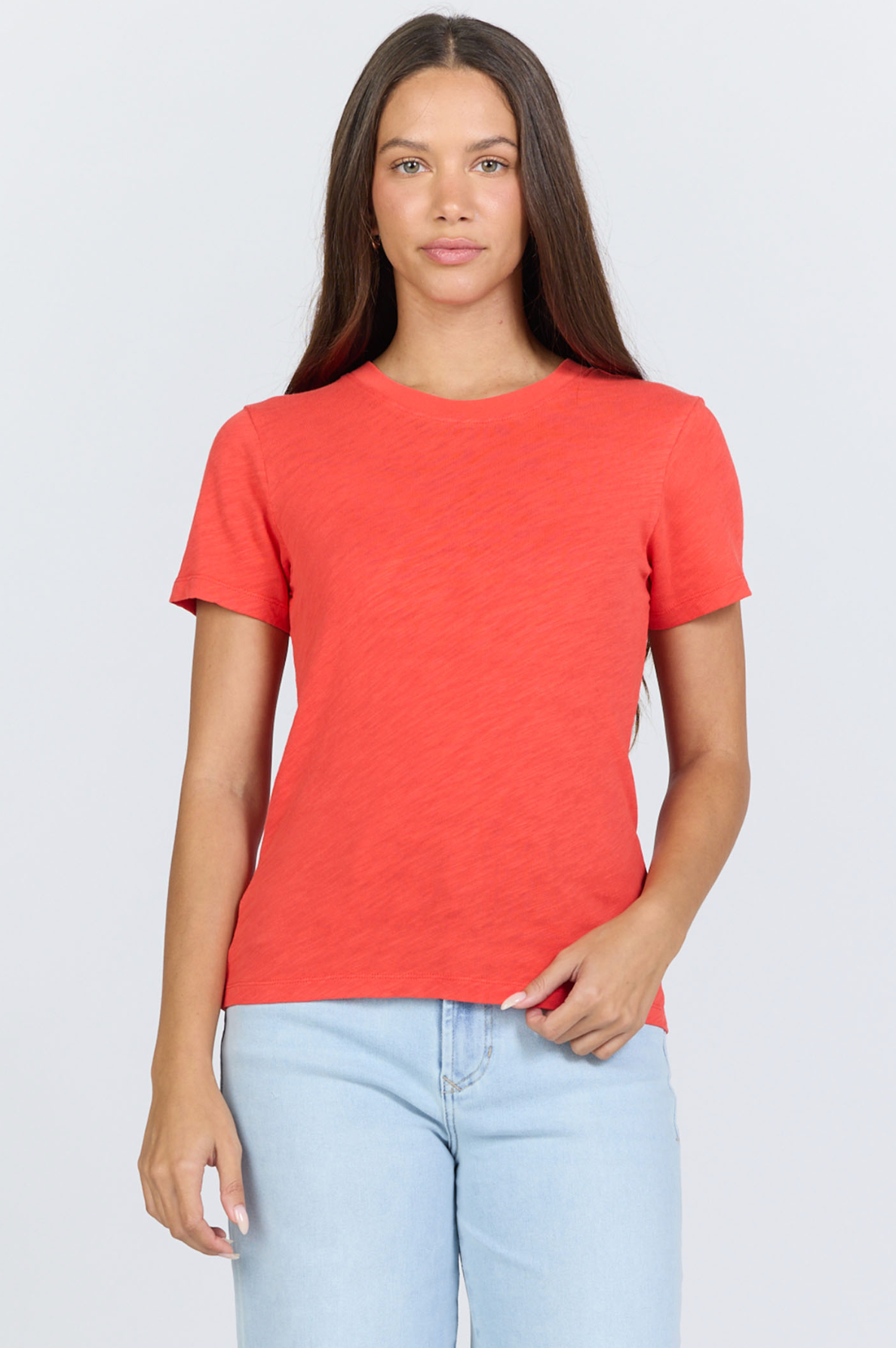 Asher Top - Poppy Red