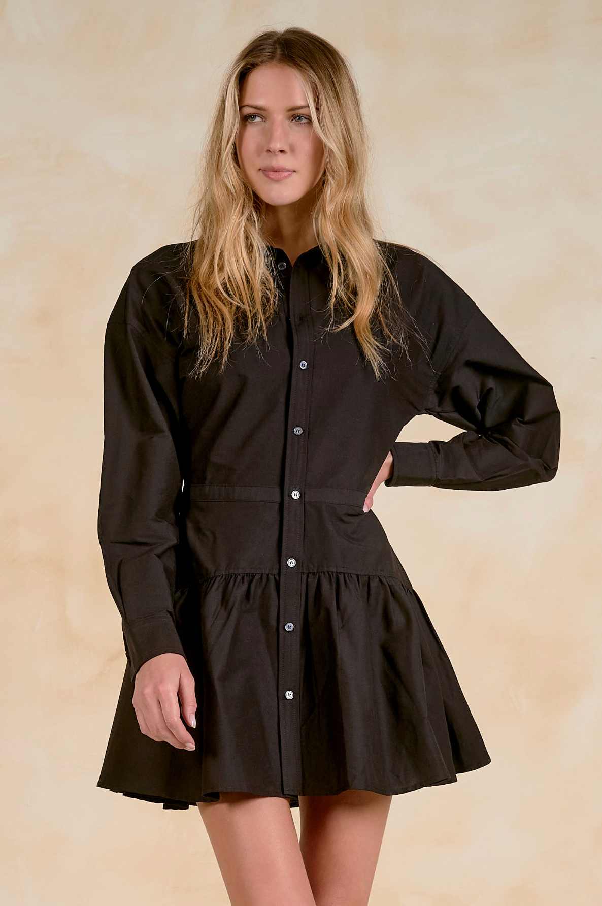 Sophia Mini Dress - Black