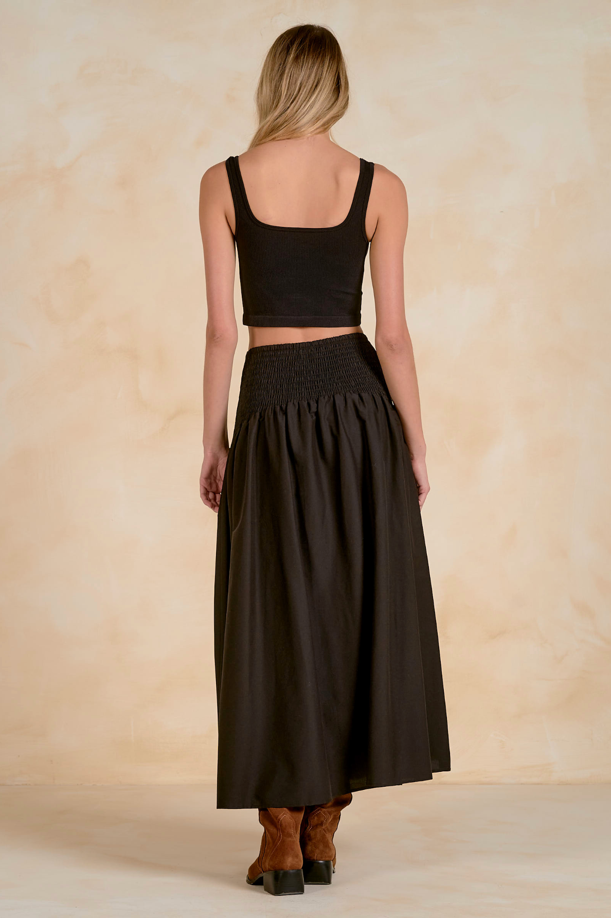 Claudia Maxi Skirt - Black