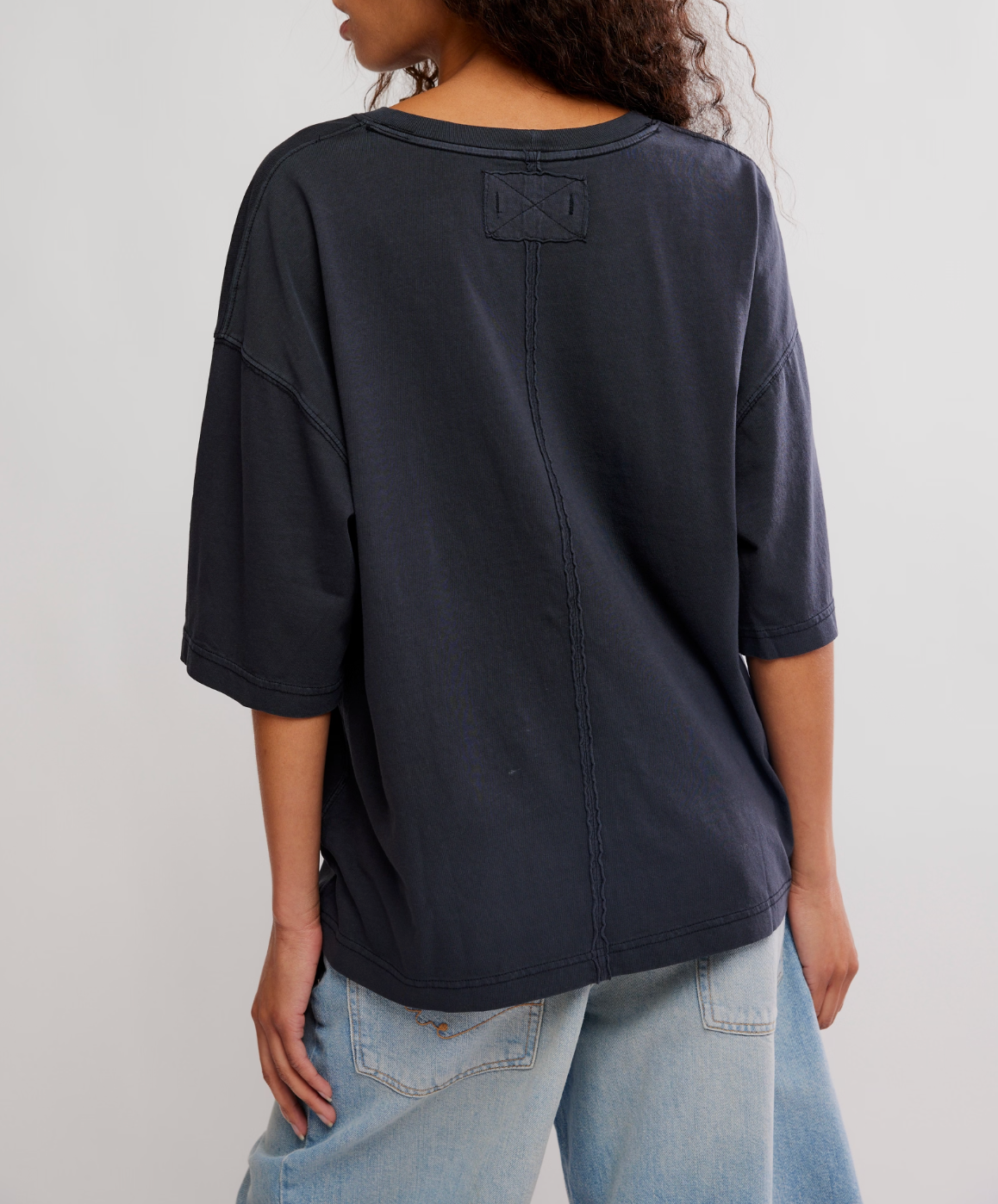 Free People - Perfect Oversized Tee - Black