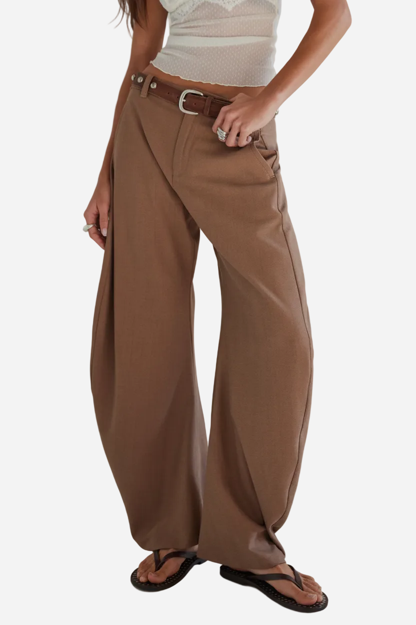Free People Spotlight Trouser - Brown