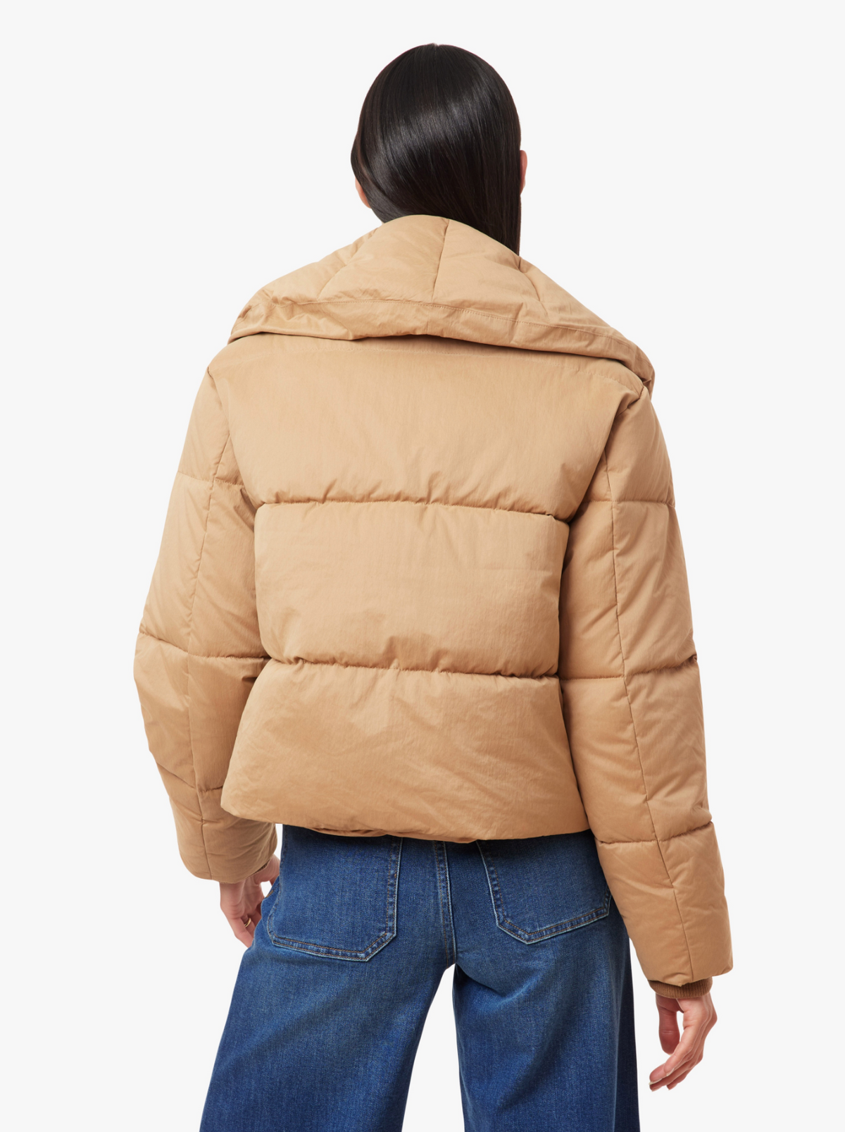 Habitual - Cropped Puffer Jacket - Tan