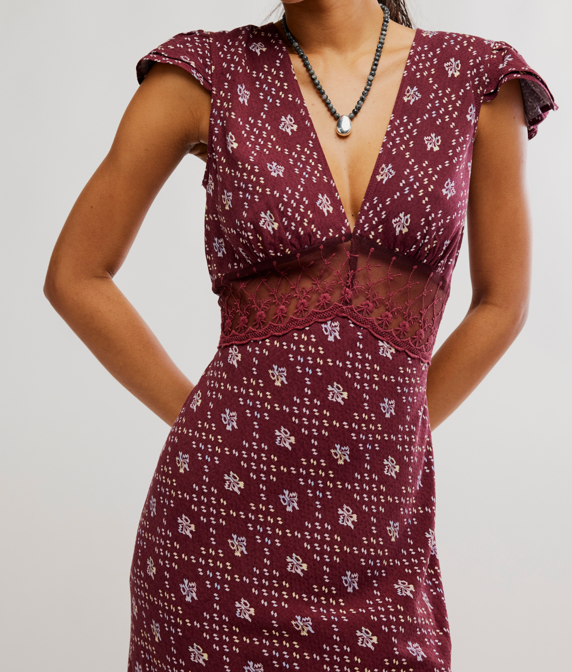 Free People - Eternal Soul Maxi Dress - Maroon