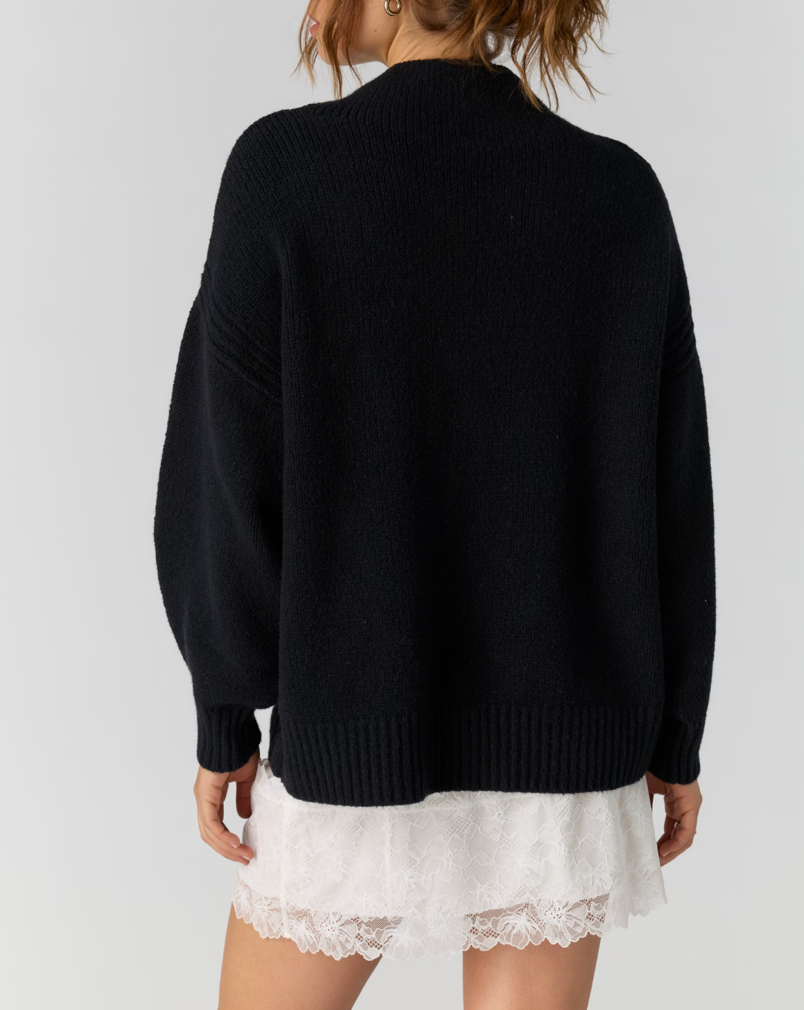 Free People - Beaumont Tunic Sweater - Black