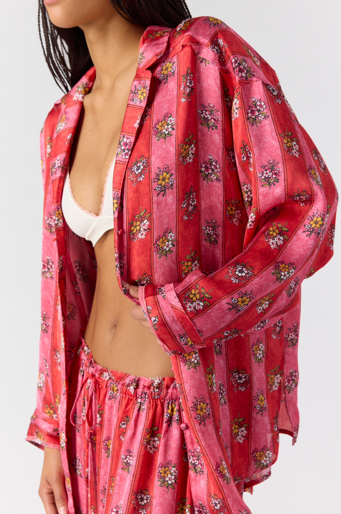 Free People - Dreamy Days Pajama Set - Berry Combo