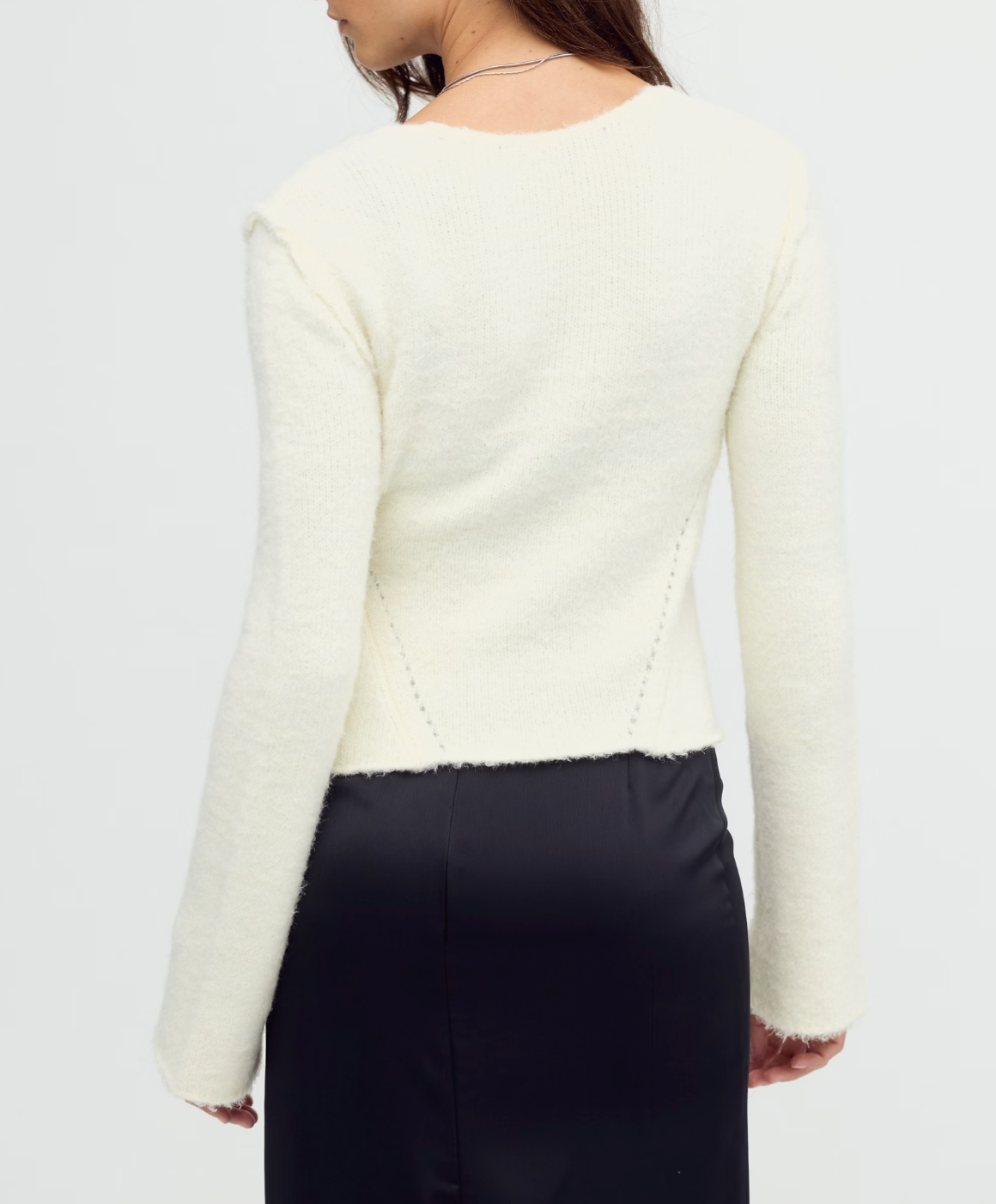 Free People - Snowfall Wrapped Sweater - Snow Mint Combo