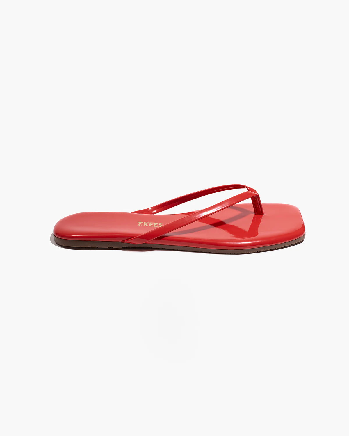 Tkees Square Toe Lilly - Red Gloss