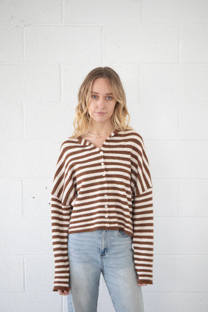 Piper Striped Cardigan