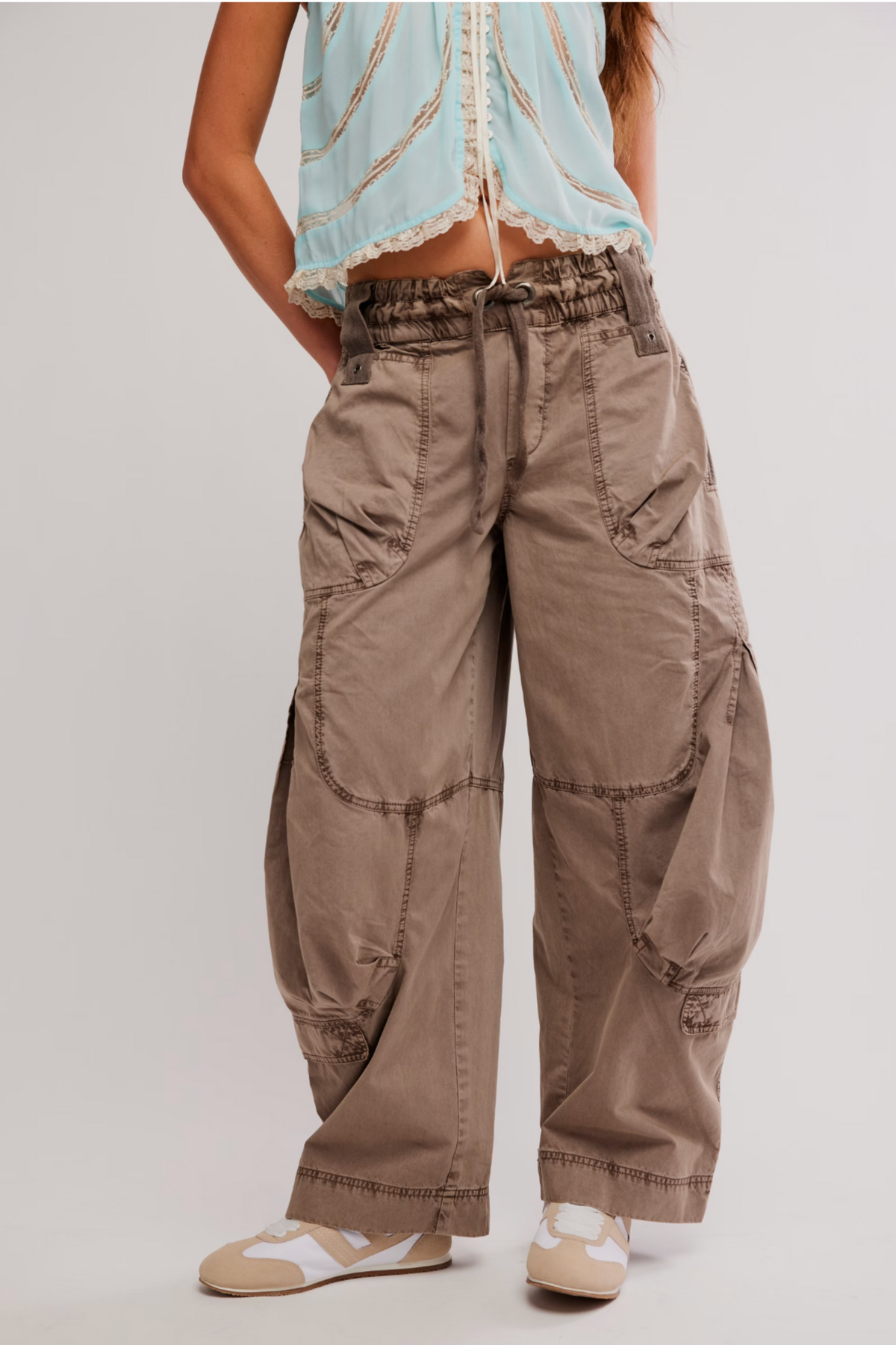Free People Onset Parachute Pants - Dusted Cocoa
