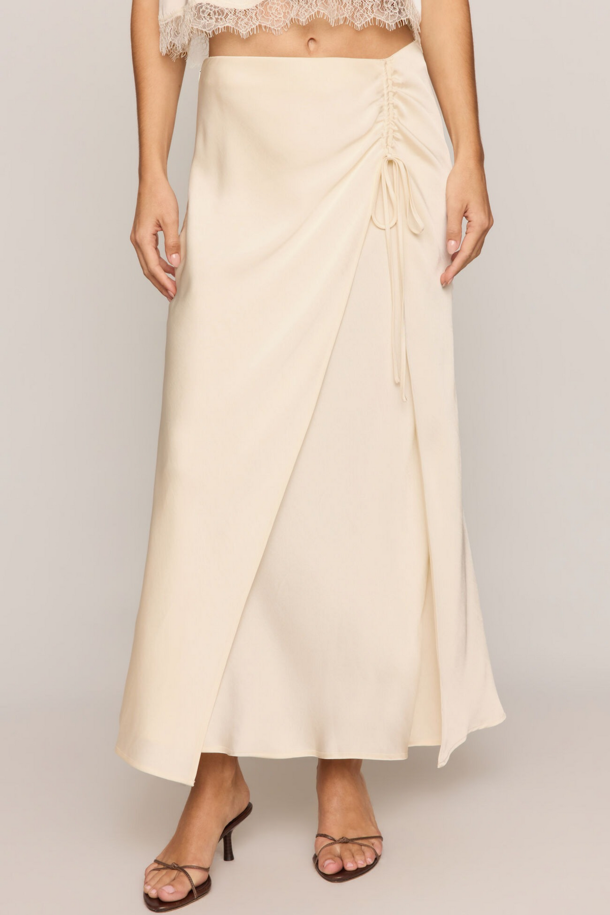 Z Supply - City Lights Luxe Skirt - Sandstone