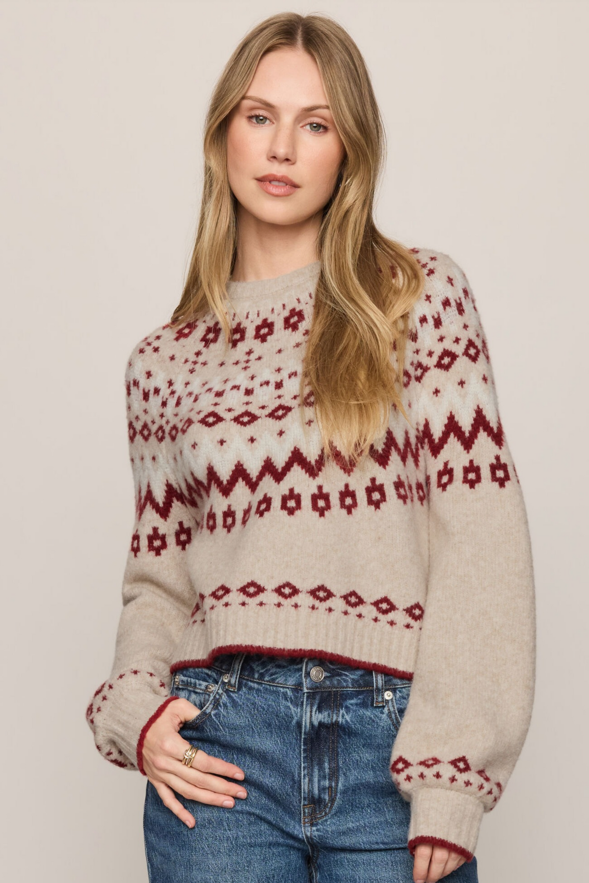 Z Supply - String The Lights Sweater - Oatmeal Heather