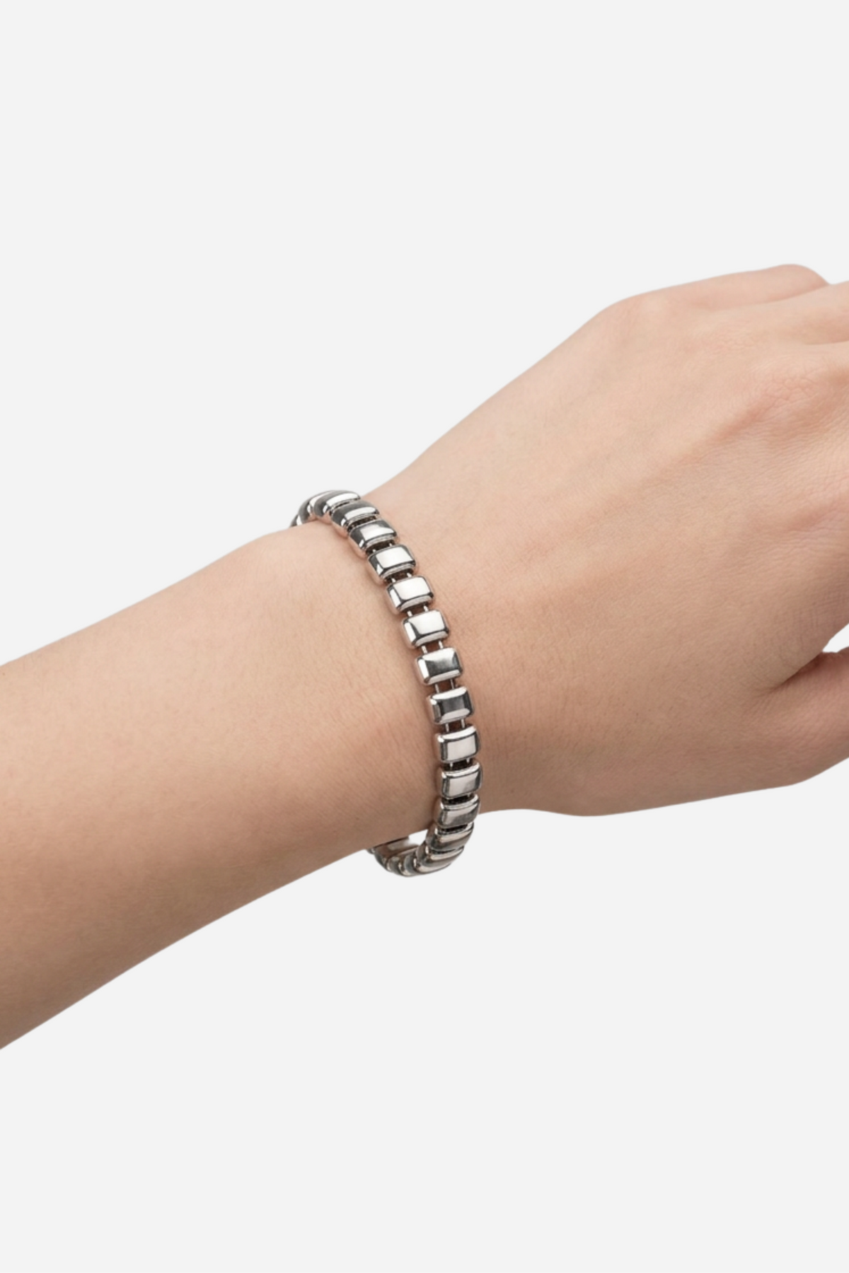 Farrah B - Fast Track Bracelet - Silver