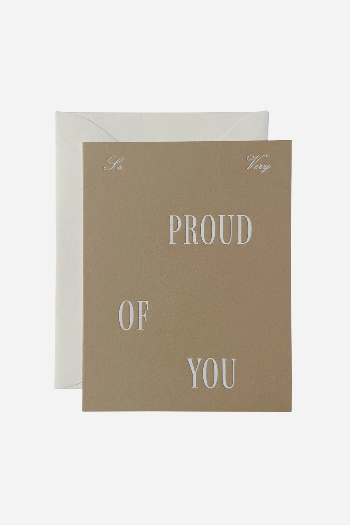 Jaymes Paper - So Very Proud Of You No. 57 Card - Latte