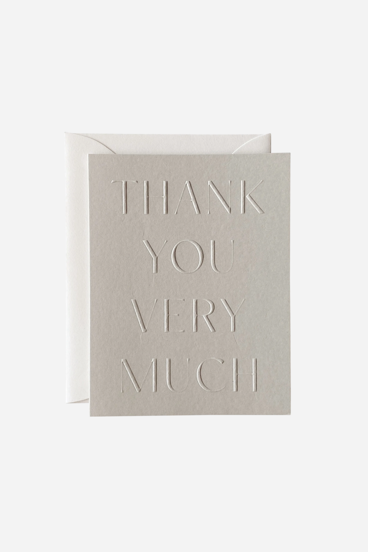 Jaymes Paper - Thank You No. 10 Card - Fog