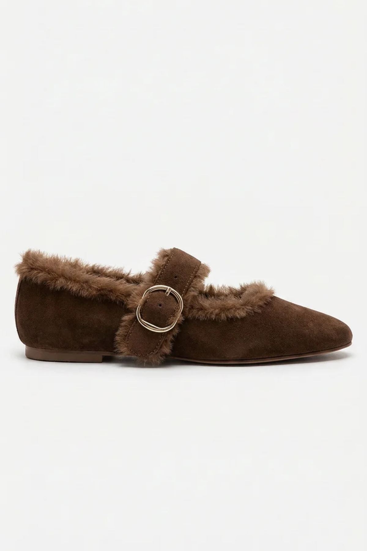 Dolce Vita - Mella Plush Ballet Flats - Cocoa Suede