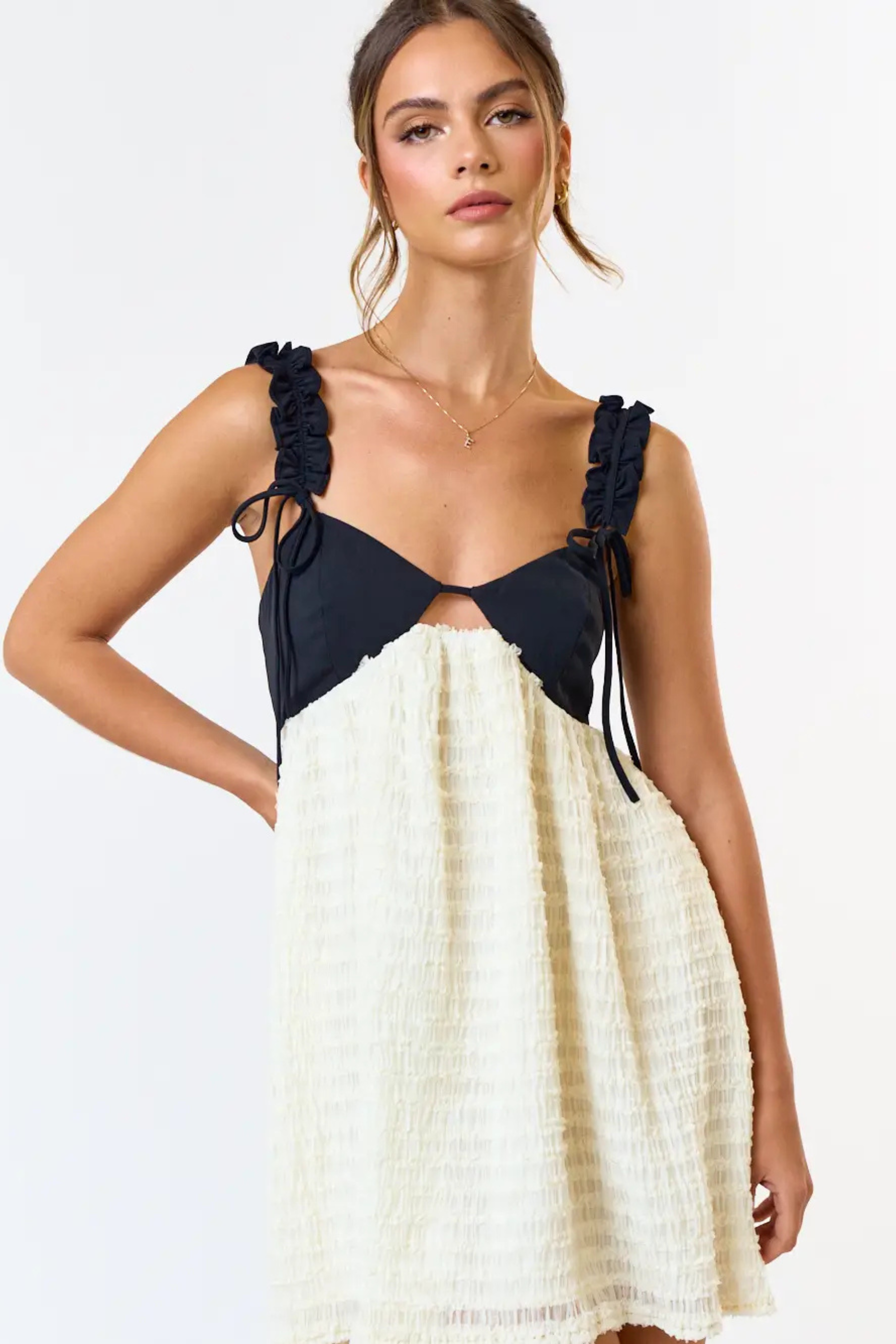Lilly Babydoll Mini Dress