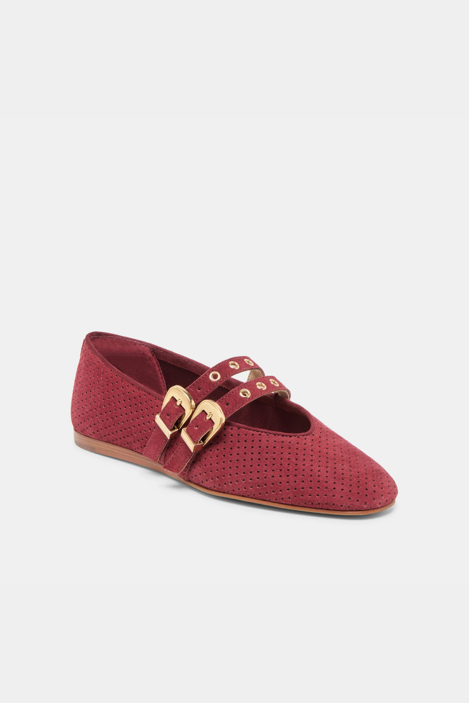 Dolce Vita Baylee Flats - Oxblood Suede