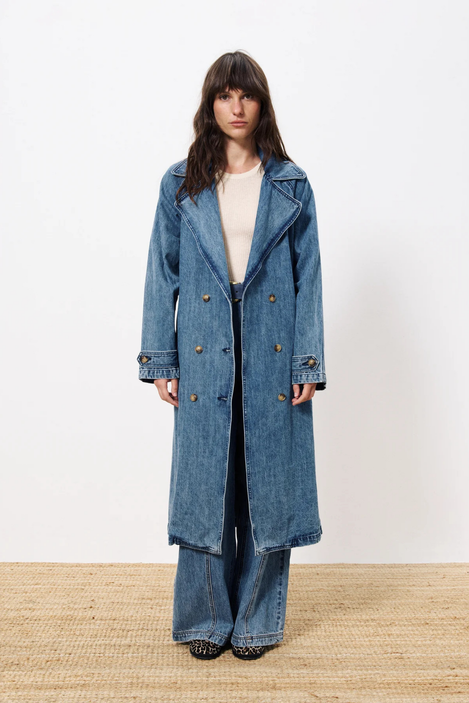 FRNCH Carmelina Trench Coat