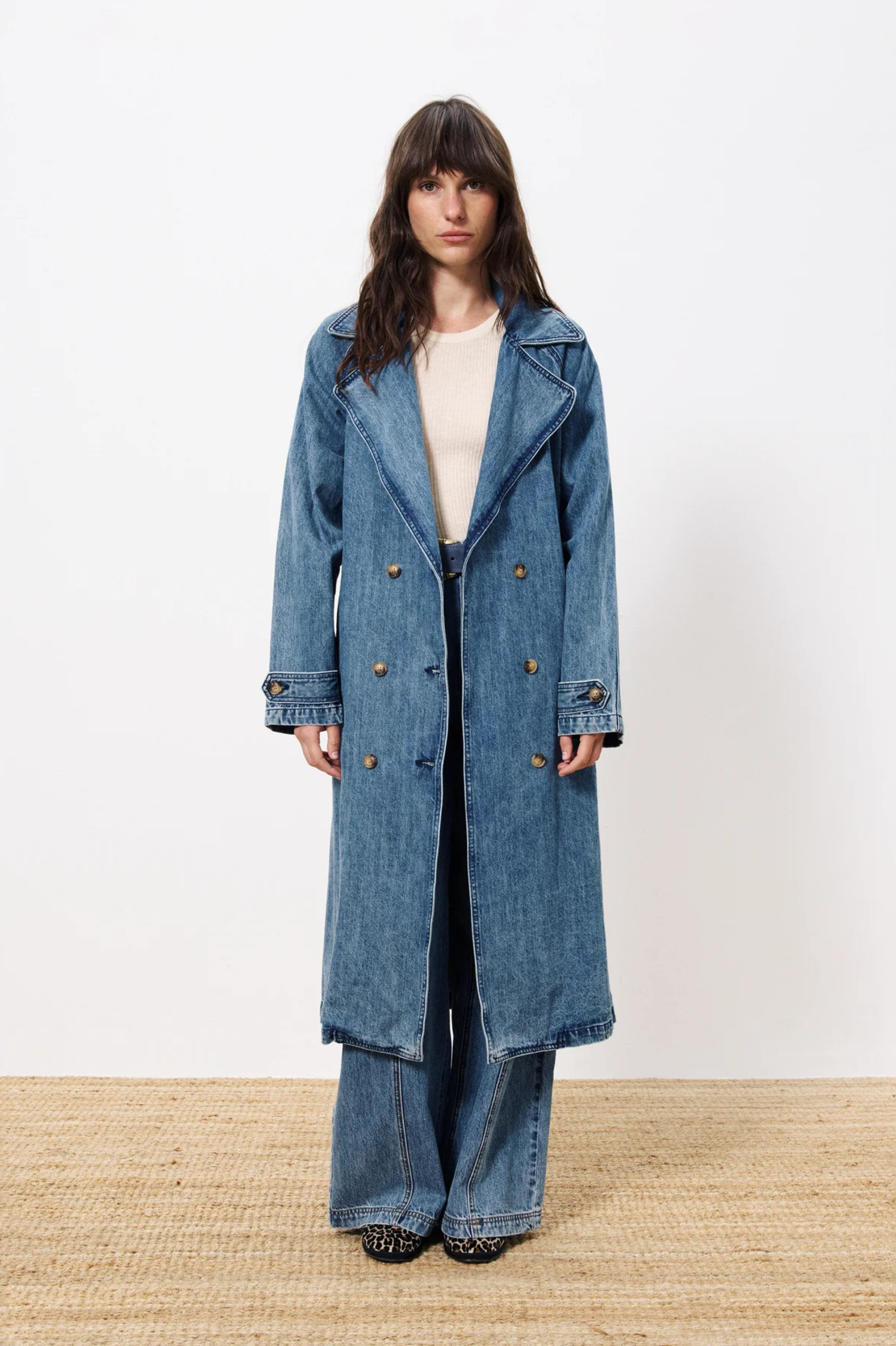 FRNCH Carmelina Trench Coat - Maude