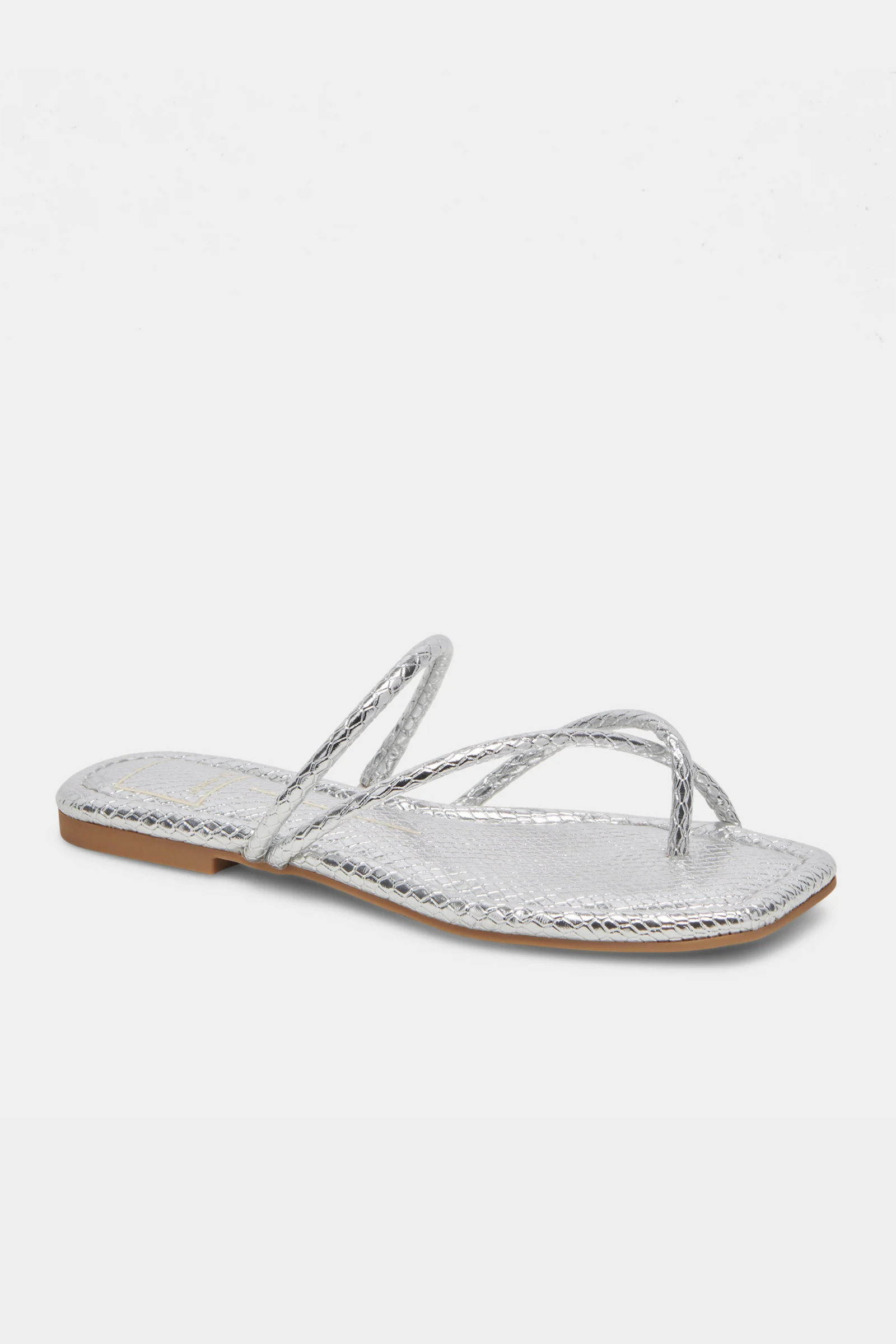 Dolce Vita Leanna Sandal - Silver Embossed Stella