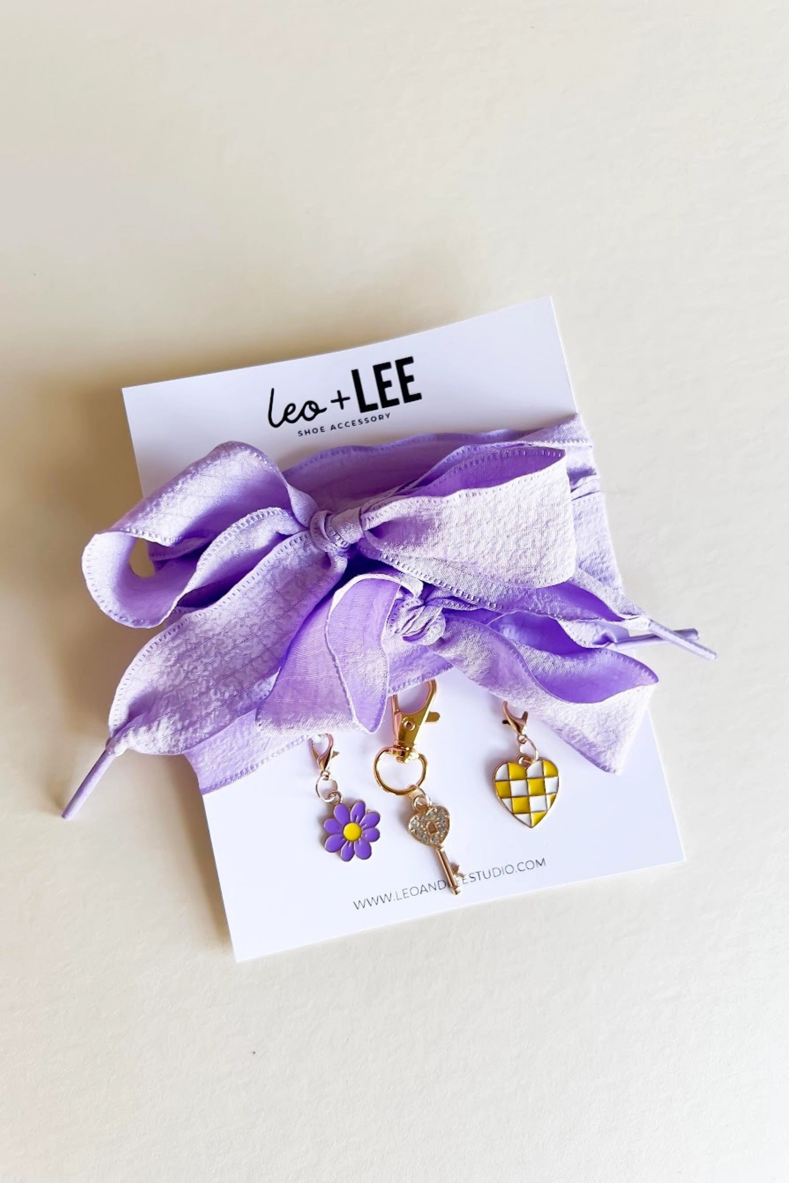 Shoe Charm Set - Lavender