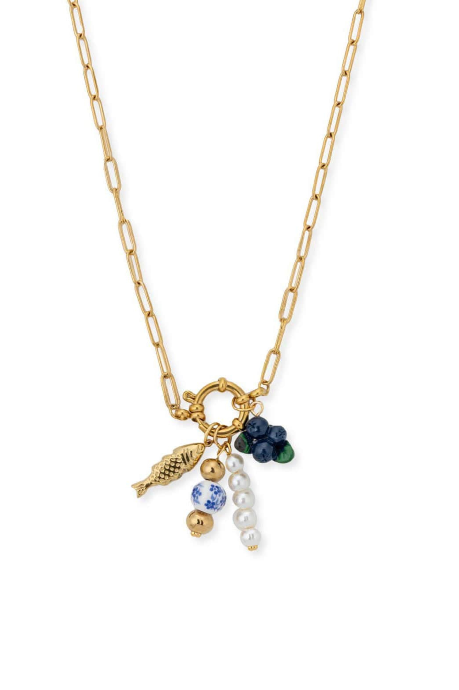18K Coastal Charm Necklace