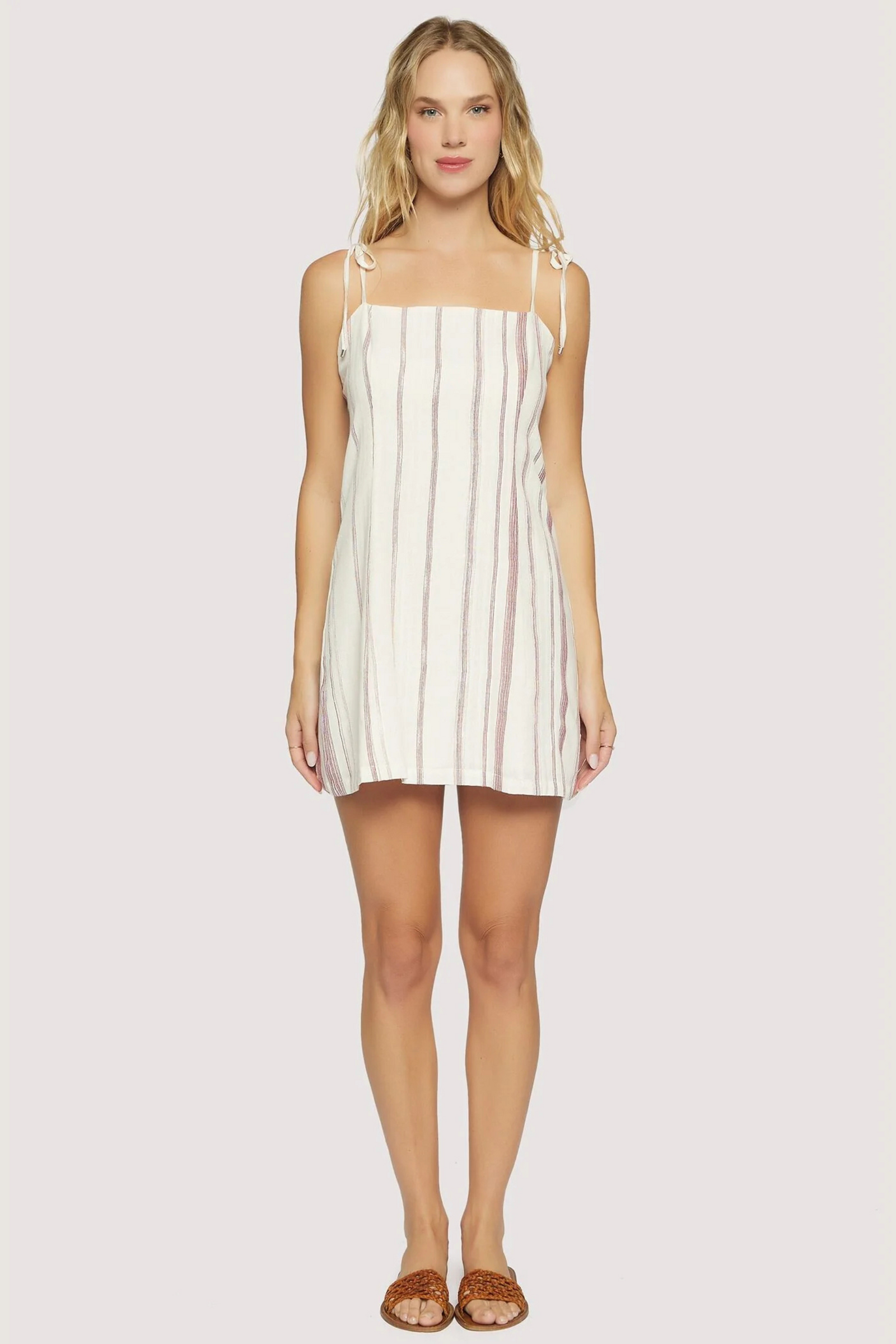 Costa Mirage Mini Dress - Natural