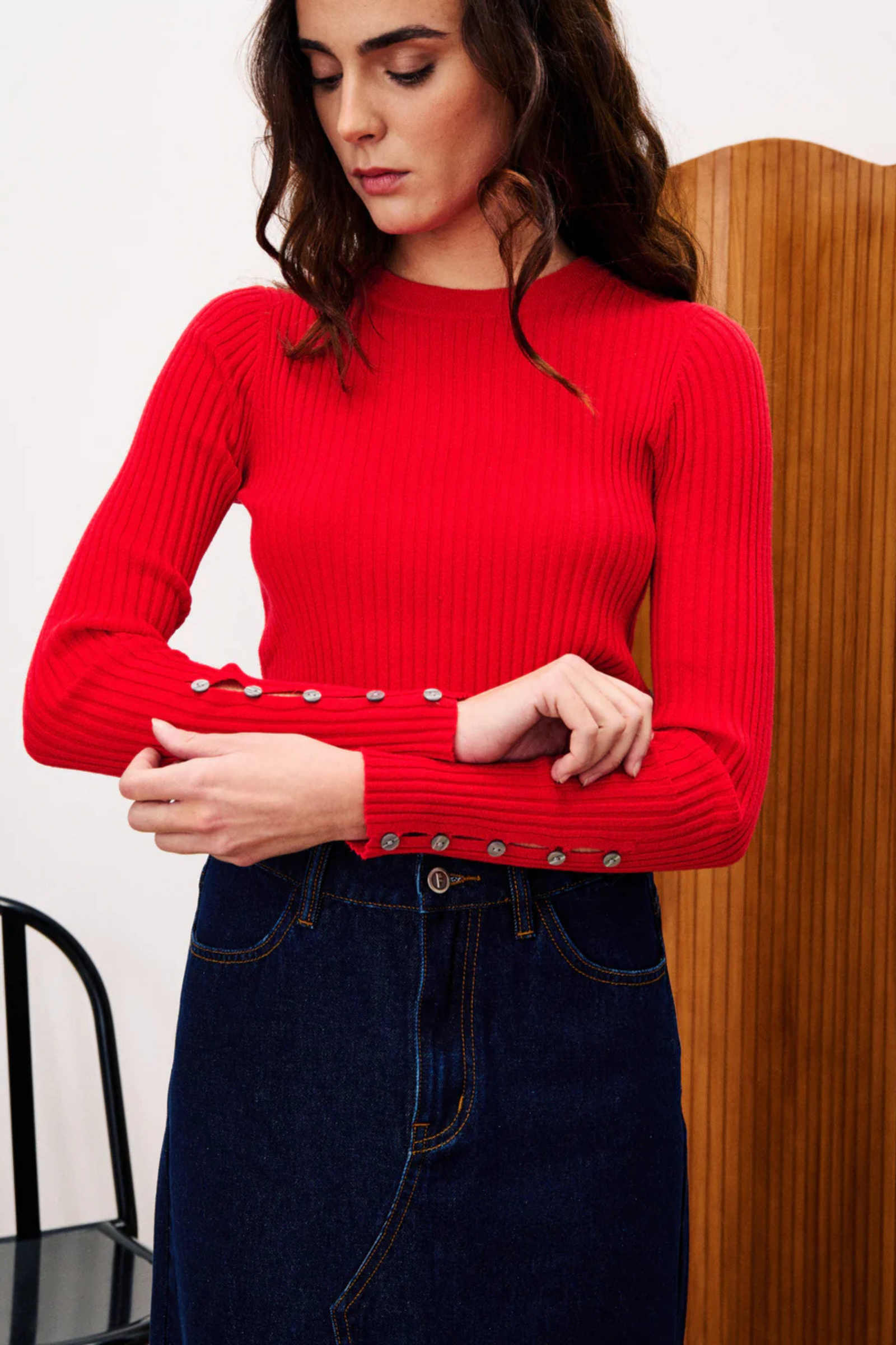 FRNCH Amaryllis Top - Red