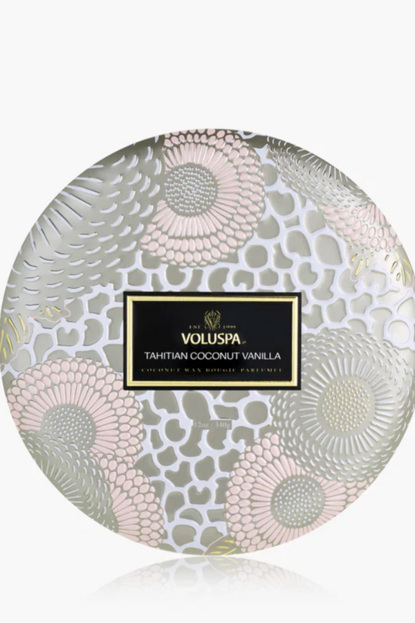 Voluspa 3 Wick Tin Candle - 12oz