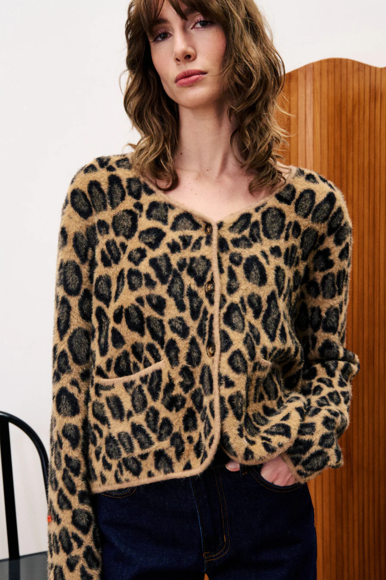 FRNCH Begonia Cardigan