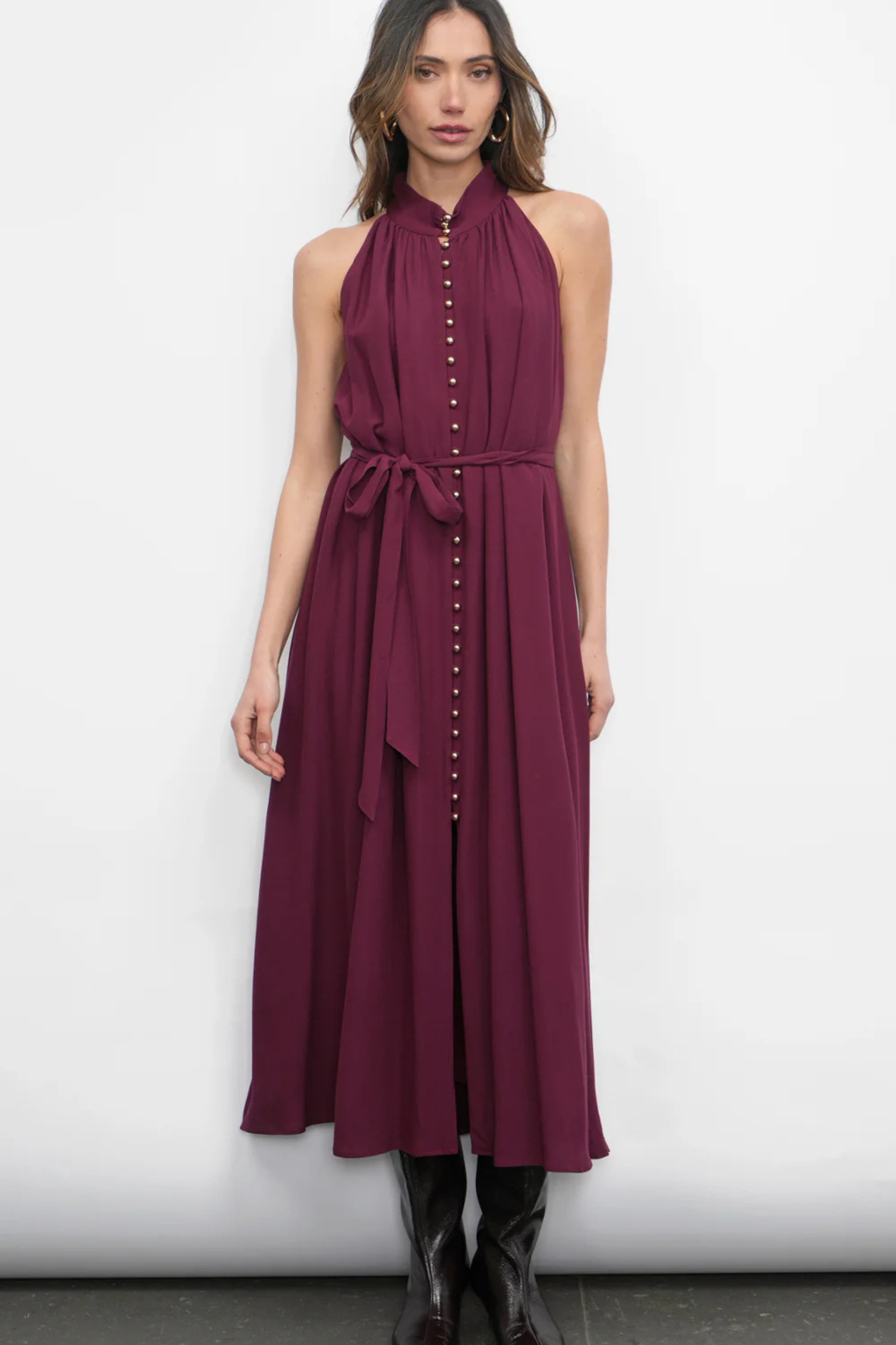 Everley Button Up Midi Dress