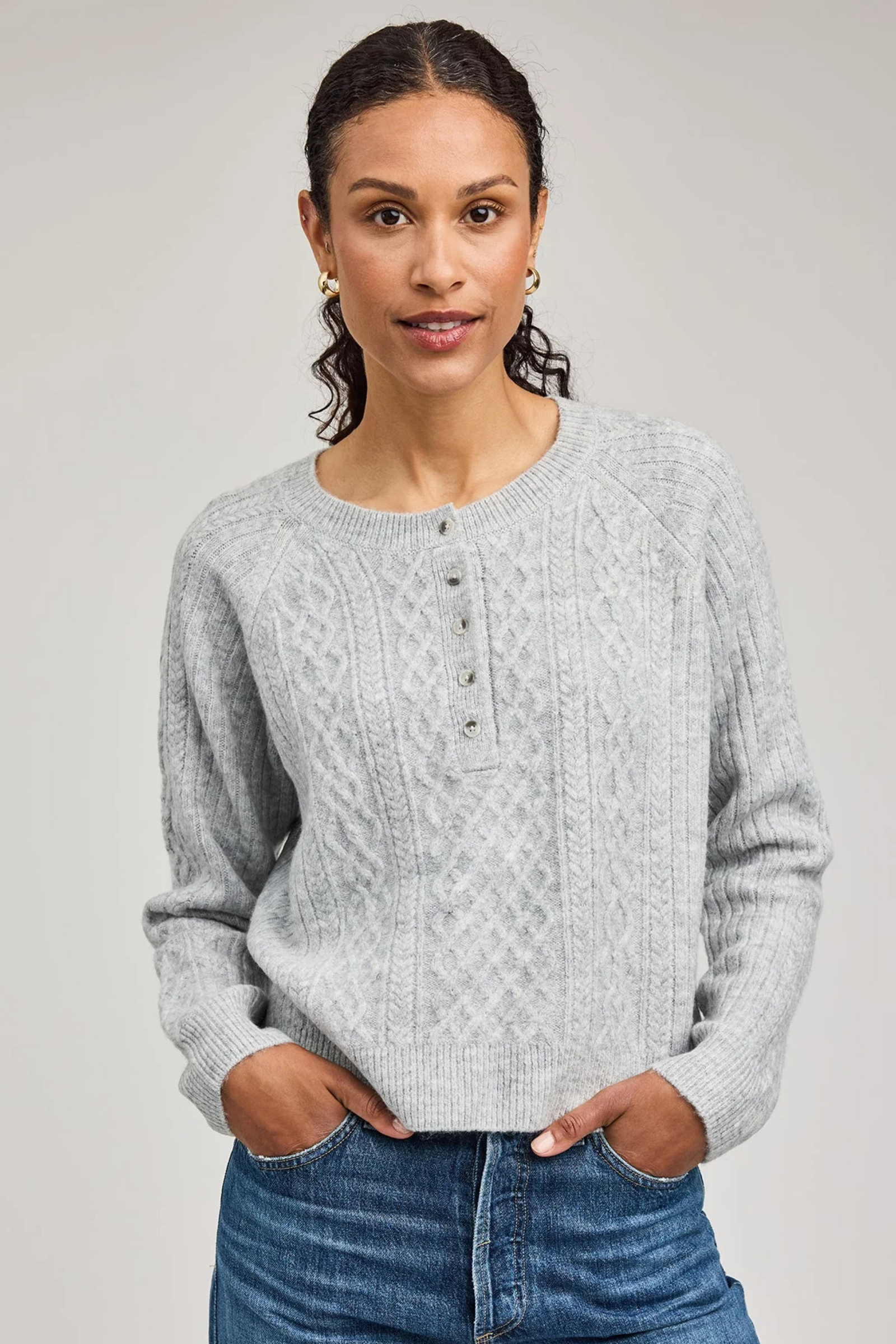 Aspen Cardigan - Heather Ash