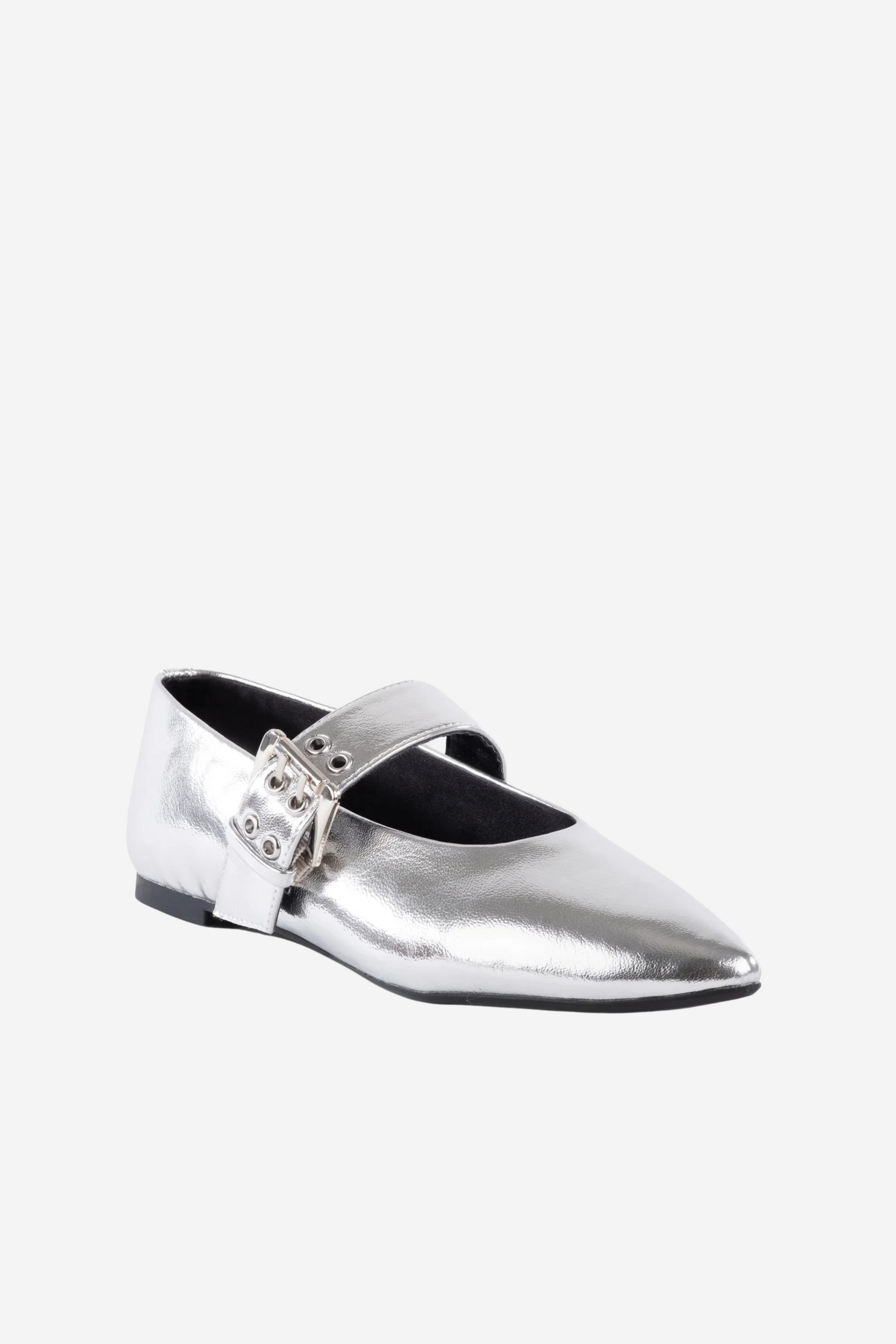 Seychelles Spinning Around Ballet Flats - Silver
