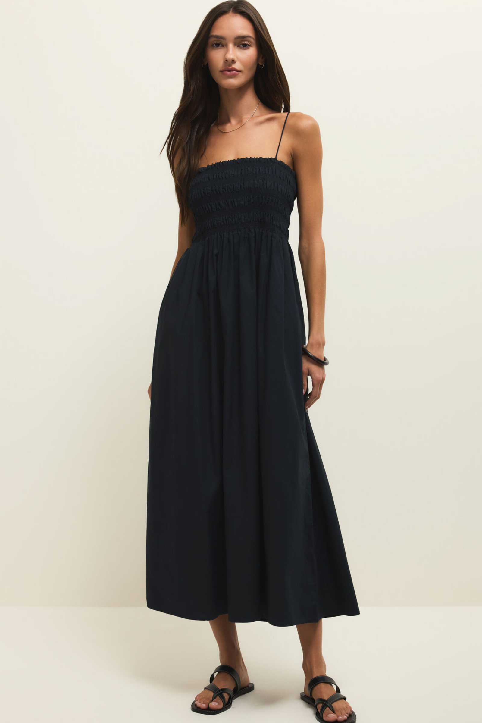 Z Supply Cornelia Poplin Midi Dress