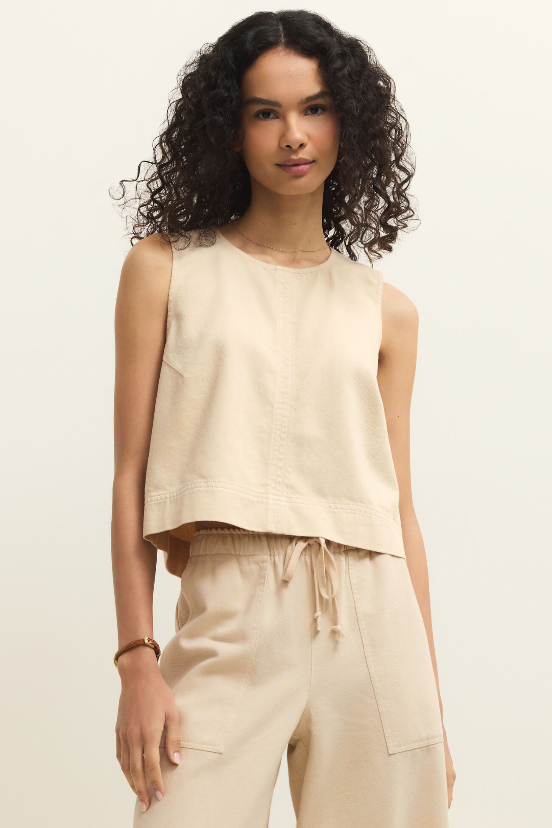 Z Supply Sun Seeker Tank - Parchment