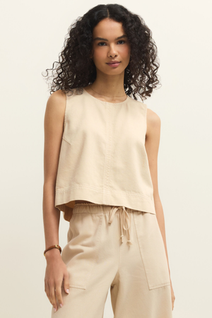 Z Supply Sun Seeker Tank - Parchment