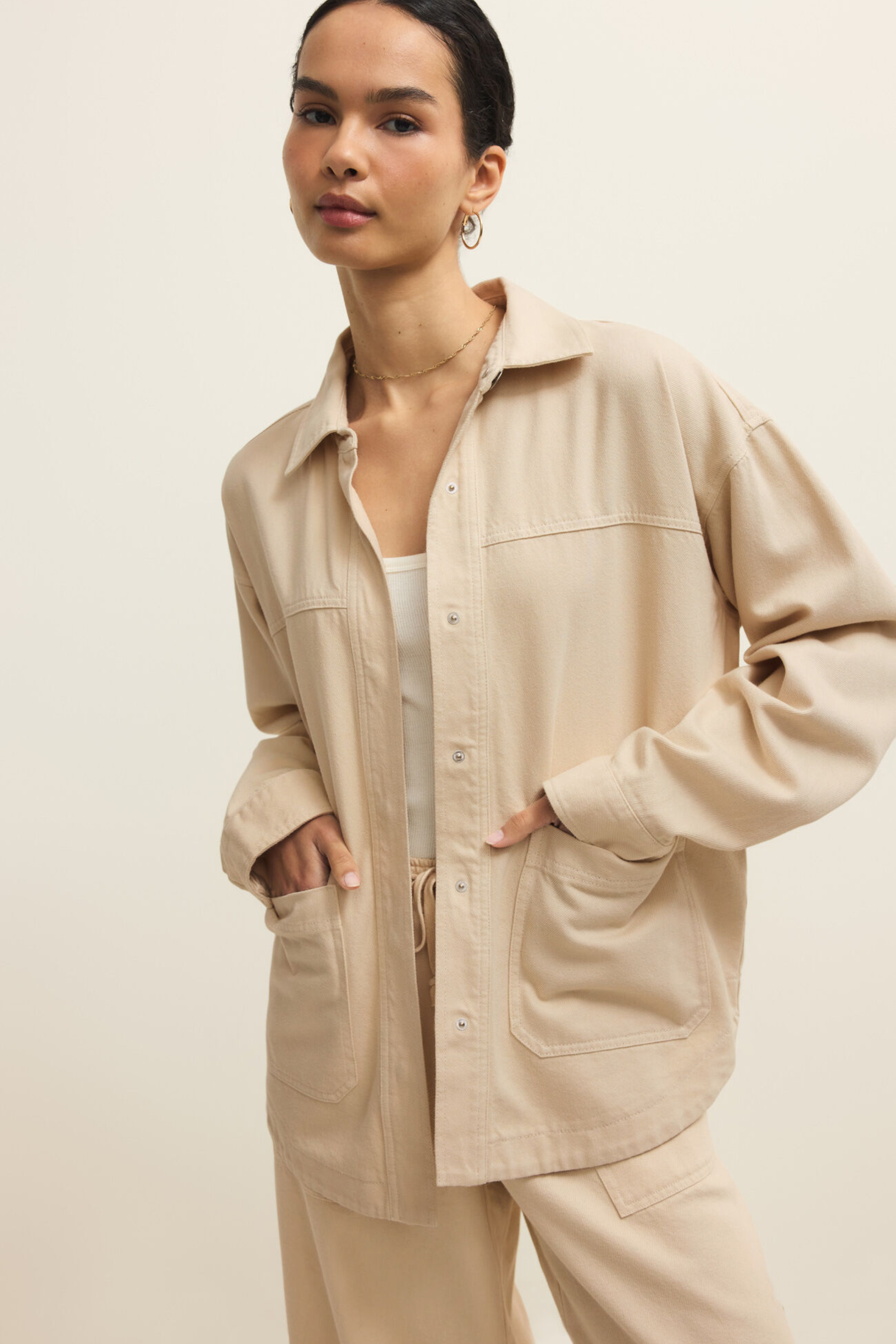 Z Supply Bay Breeze Jacket - Parchment