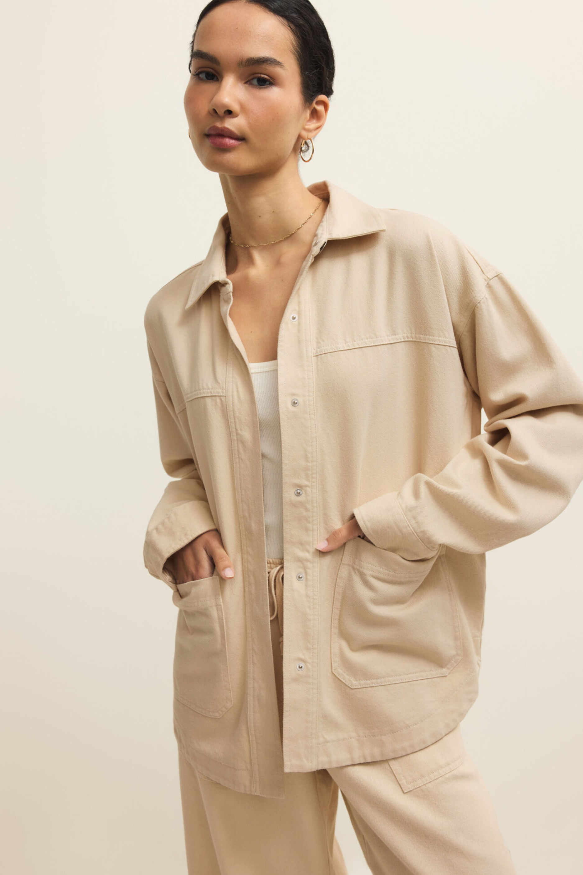 Z Supply Bay Breeze Jacket - Parchment