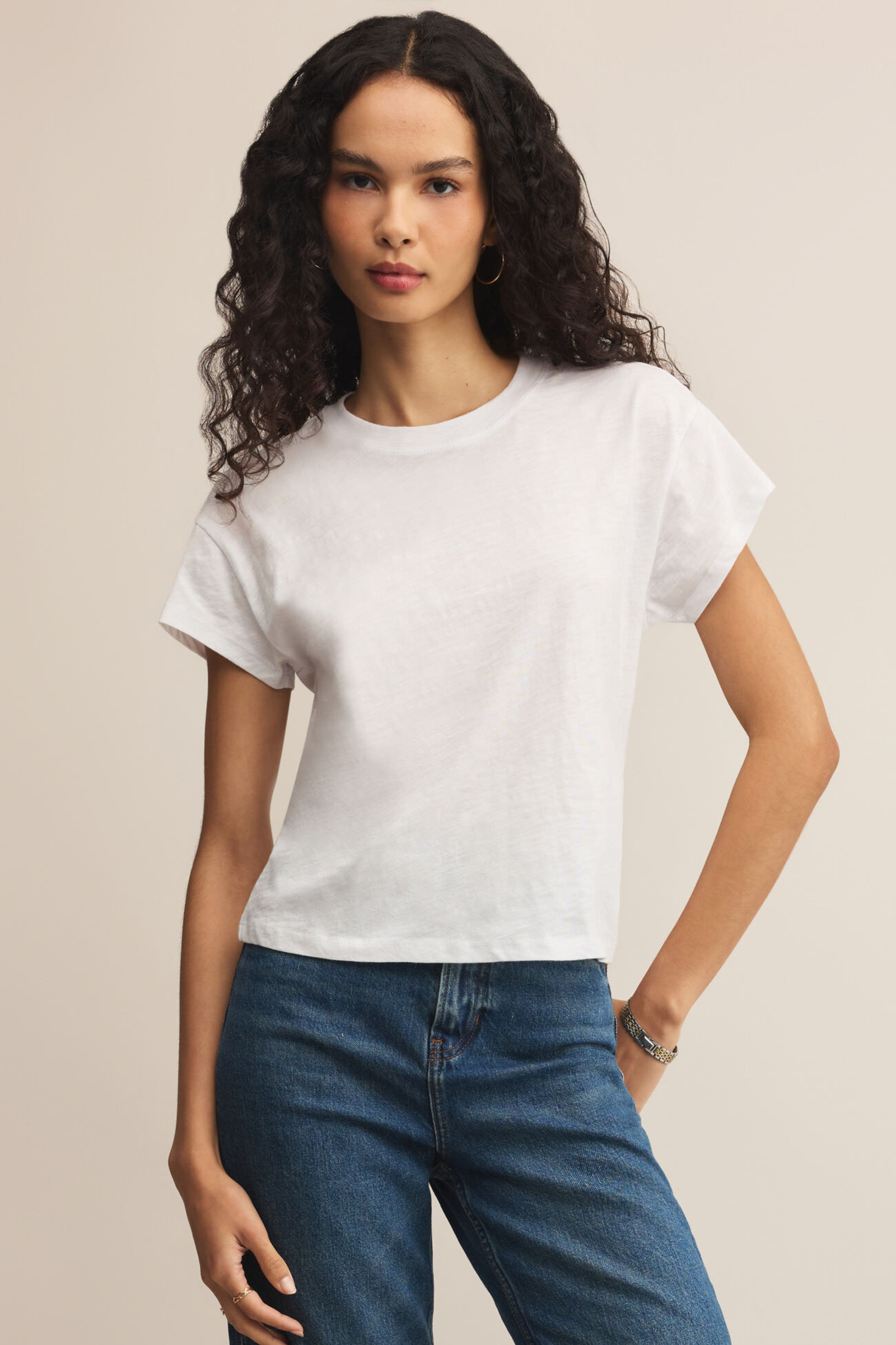 Z Supply Modern Slub Tee - White