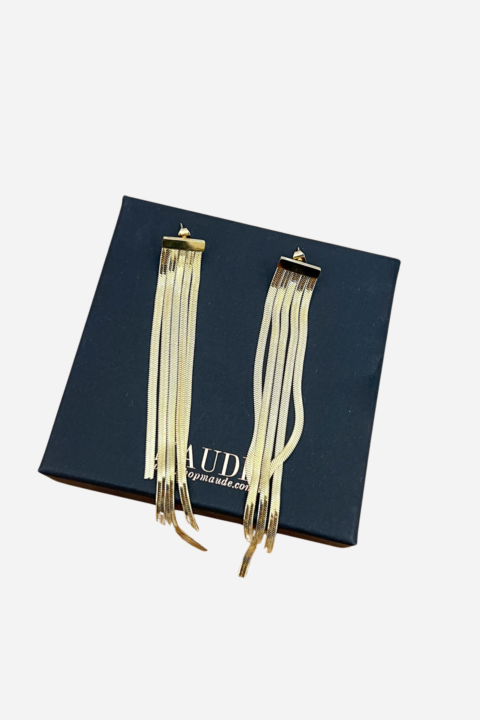 18K Dazzling Statement Earrings