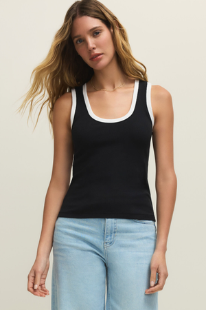 Z Supply Sirena Colorblock Rib Tank