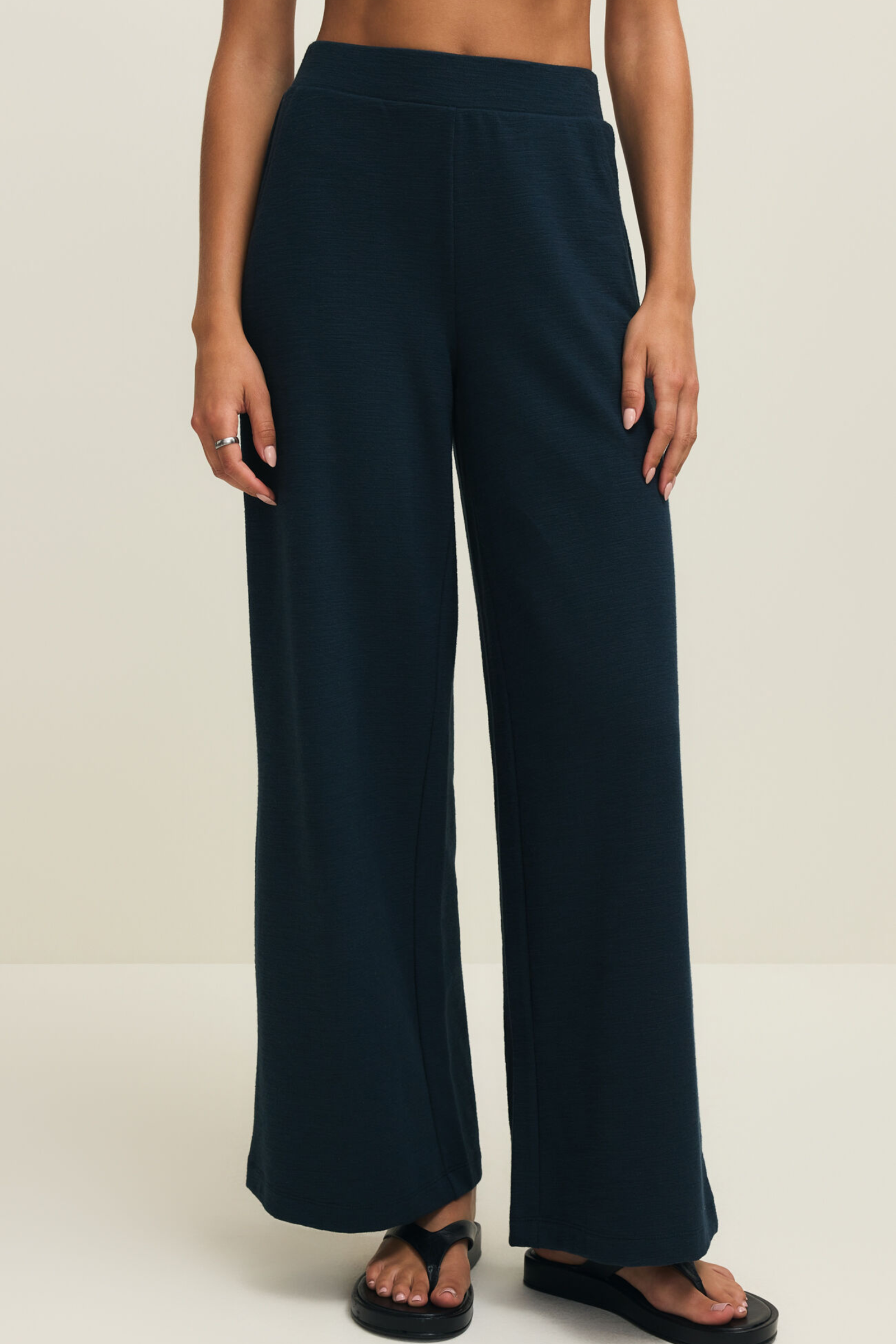 Z Supply Andre Wide Leg Pant - Eclipse