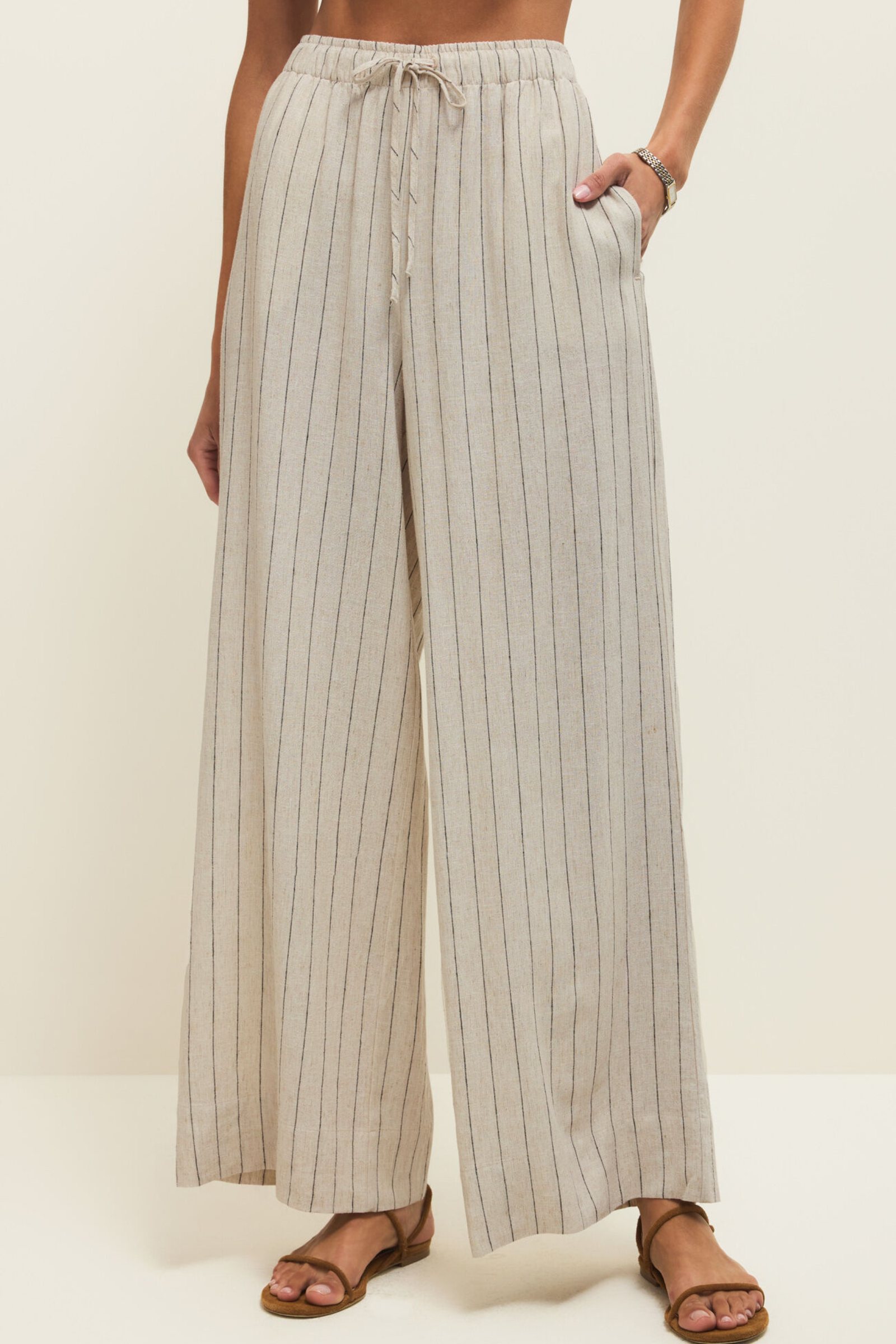 Z Supply Henri Striped Wide Leg Pant