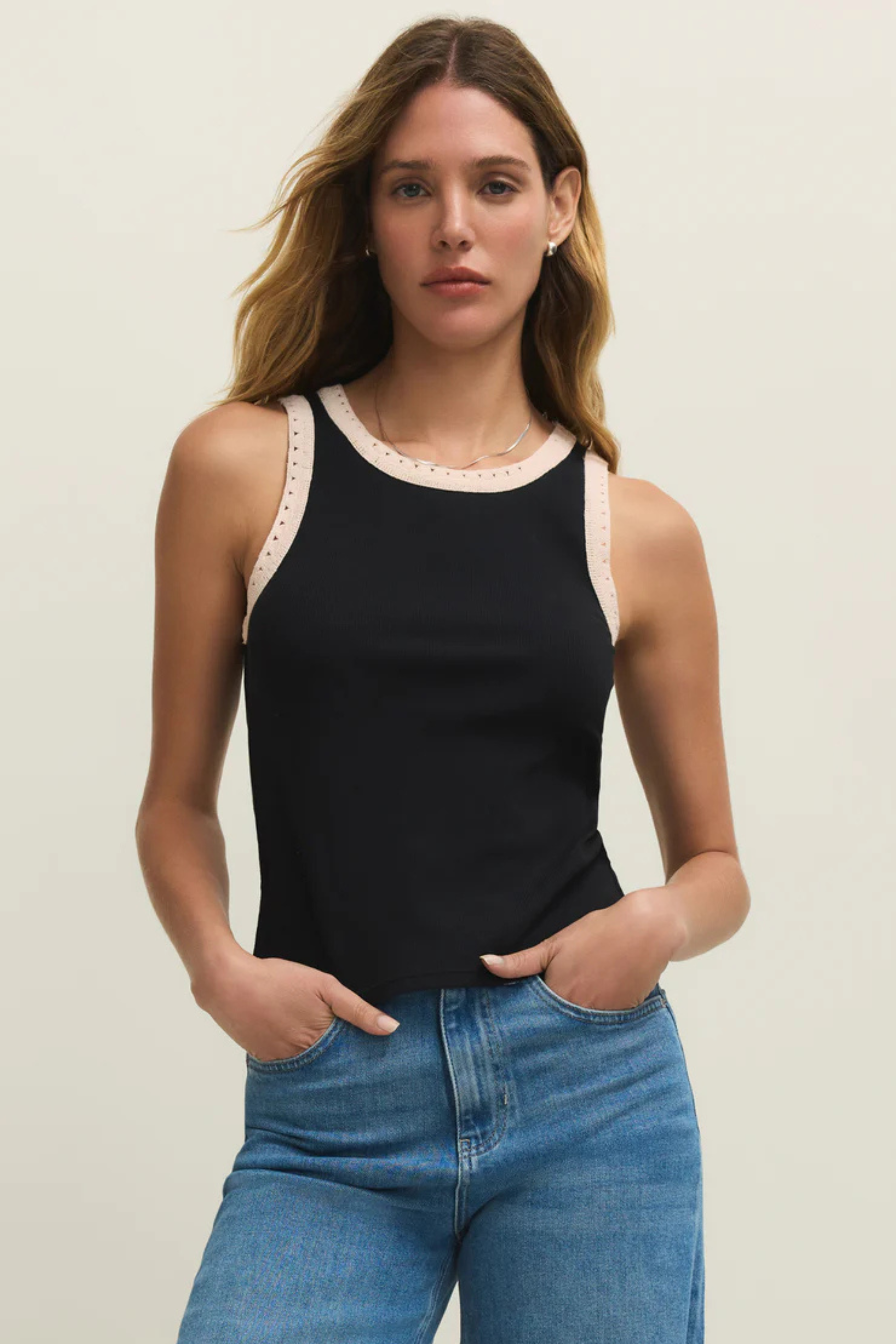 Z Supply Clarke Rib Tank - Black