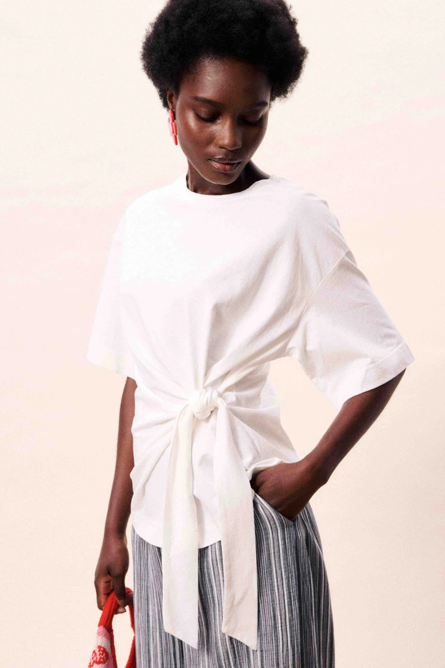 FRNCH Iseora Top - Creme