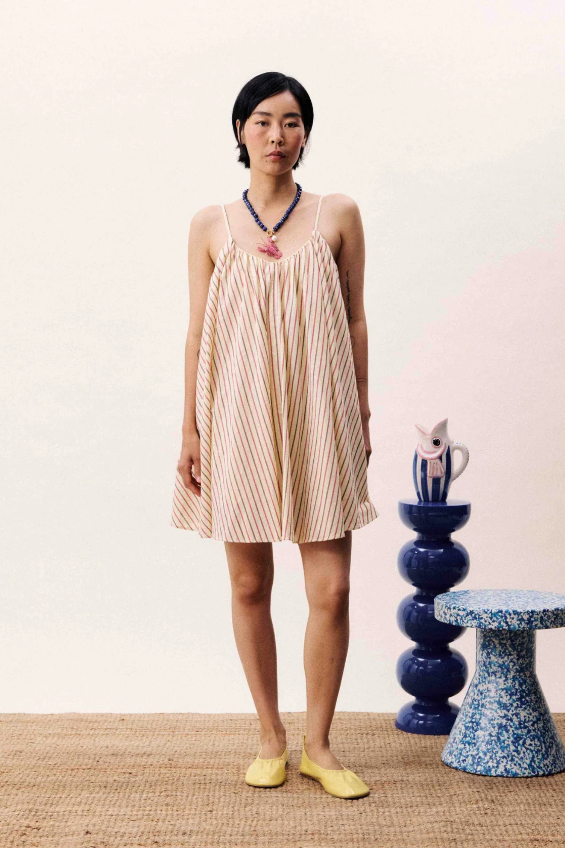 FRNCH Poroa Dress - Butter