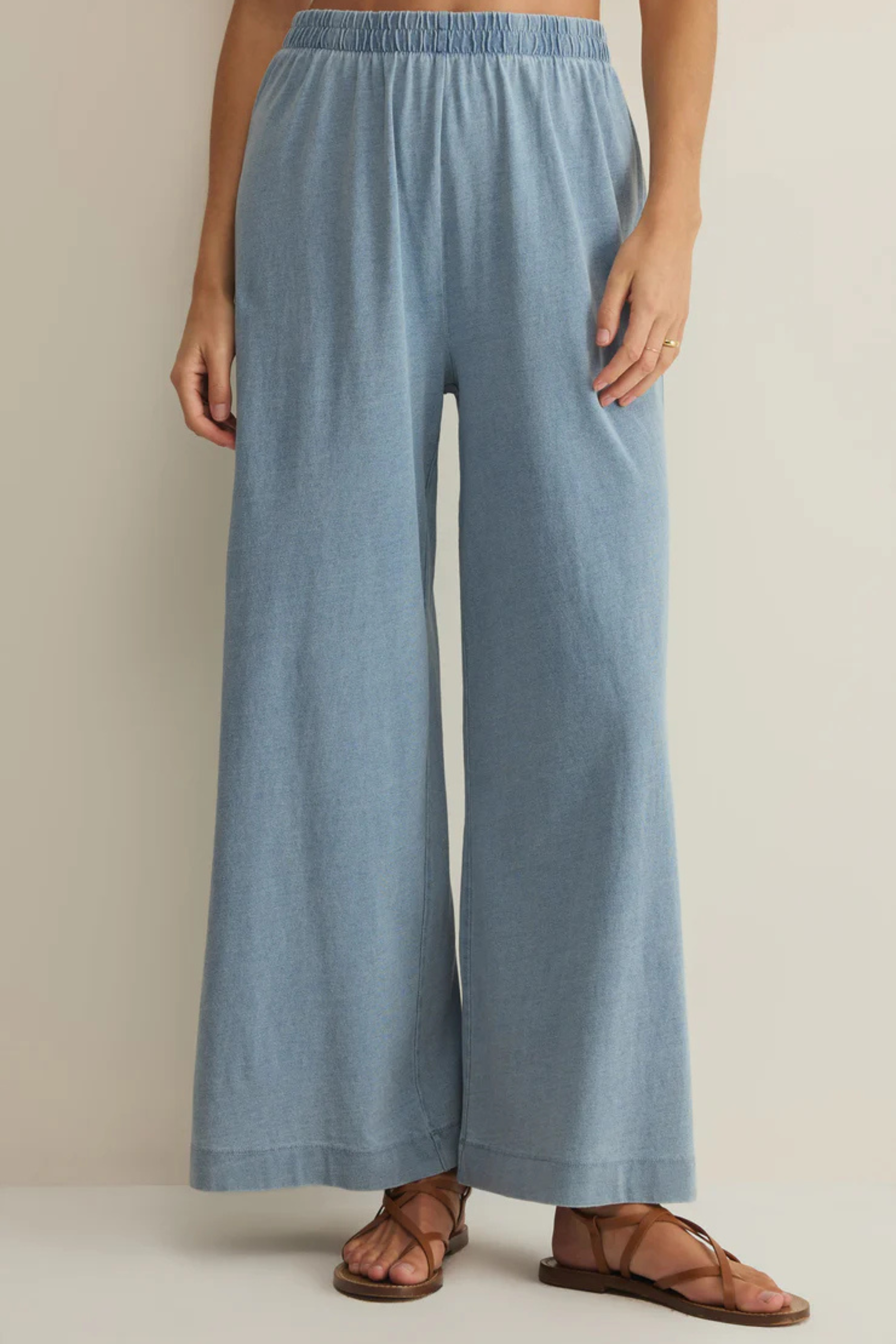 Z Supply Scout Jersey Denim Pant - Ocean Air Indigo